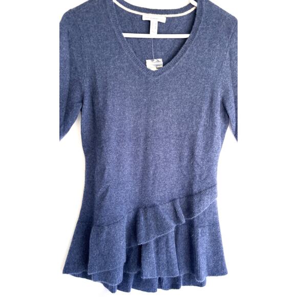 Isaac Mizrahi Live! Women's Long Sleeve Navy Blue Sweater Size Small - Picture 2 of 5